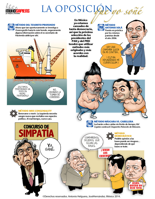 La oposición que yo soñé. Domingo 30 de marzo de 2014